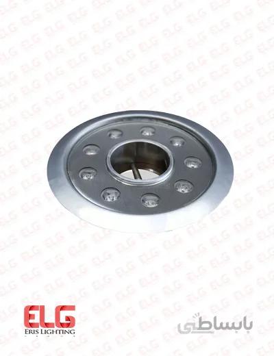 چراغ فواره ای 9 وات مناسب لوله 2 و 3/4 اینچ 12 ولت ضد آب