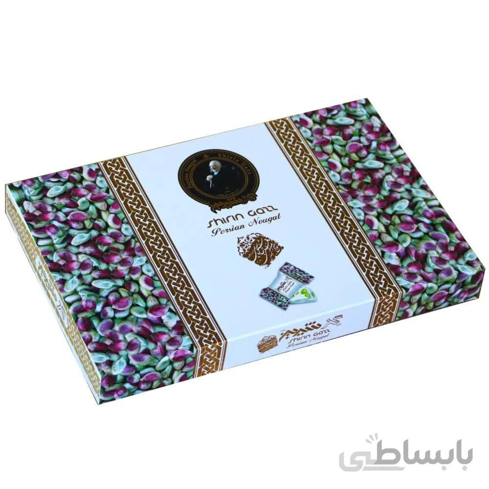 گز شیرین 18% لقمه‌ای پسته 400 گرمی صادراتی