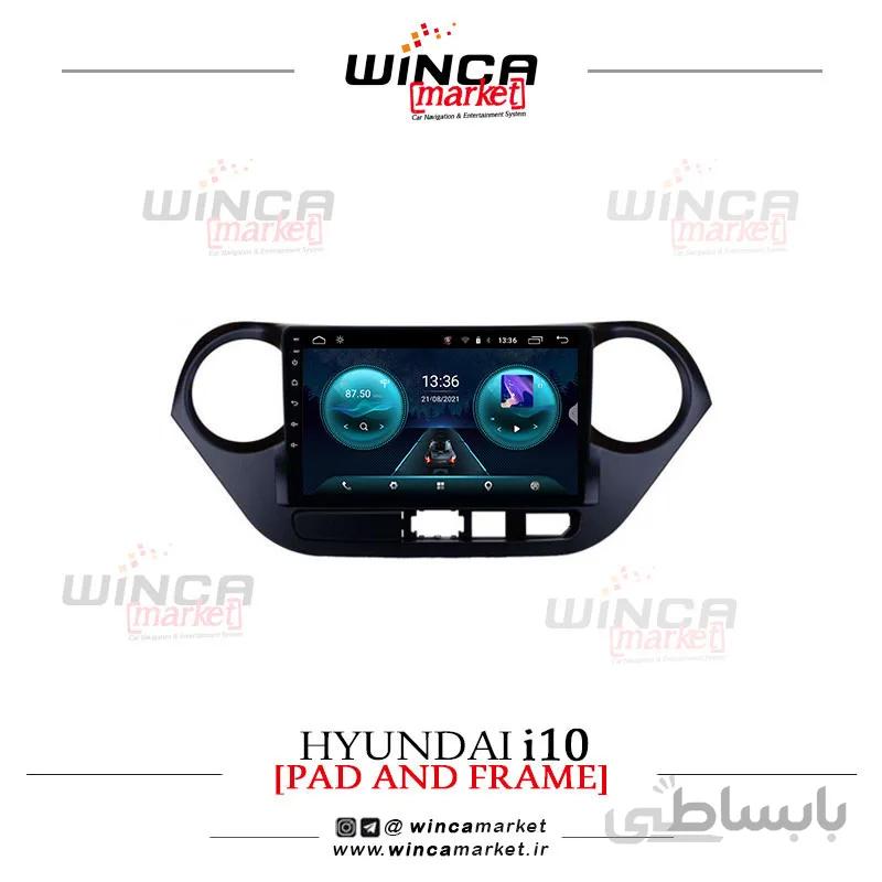 مانیتور فابریک اندروید هیوندای آی i10 سری اس S400 پلاس وینکا WINCA مدل RS855