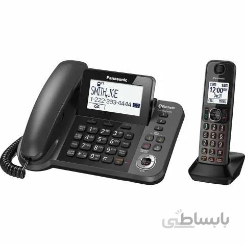 گوشی تلفن بی سیم پاناسونیک مدل KX-TGF380 ا Panasonic KX-TGF380 Corded & Cordless Phone