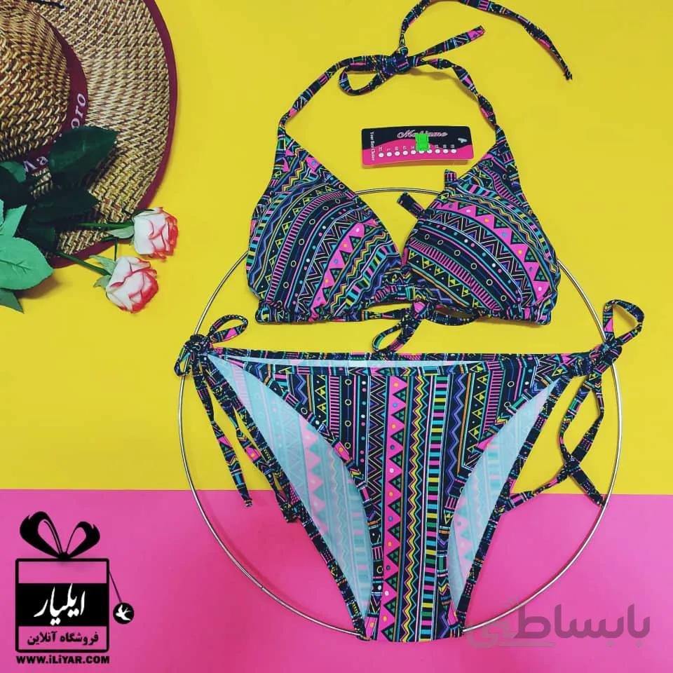 ست بیکینی بندی فانتزی برند mah jame