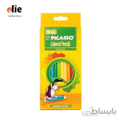 مدادرنگی 12 رنگ پیکاسو -Picasso- جعبه مقوایی