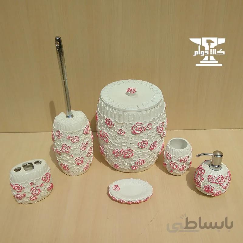ست سرویس بهداشتی ۶ پارچه مدل بهار | جنس رزین