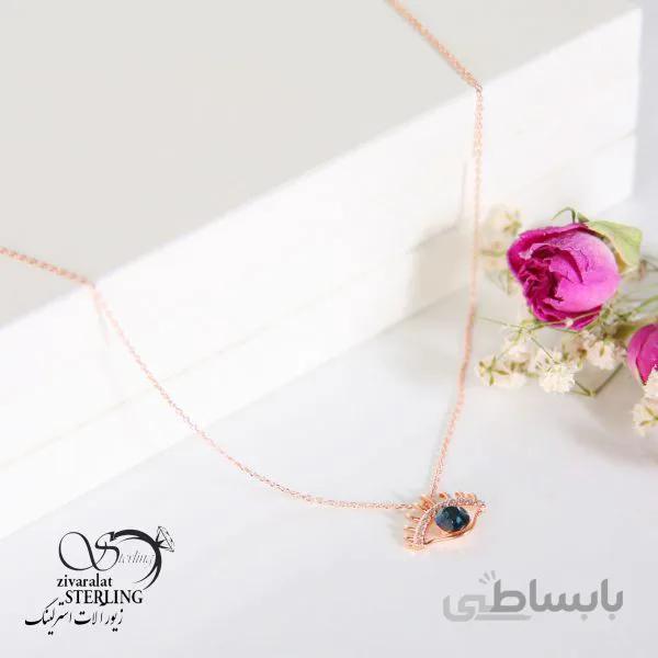 گردنبند زنانه طرح طلا چشم