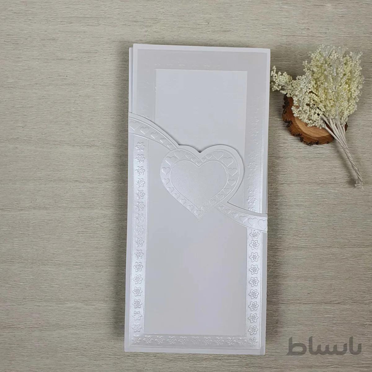 کارت عروسی کد 210 سفيد