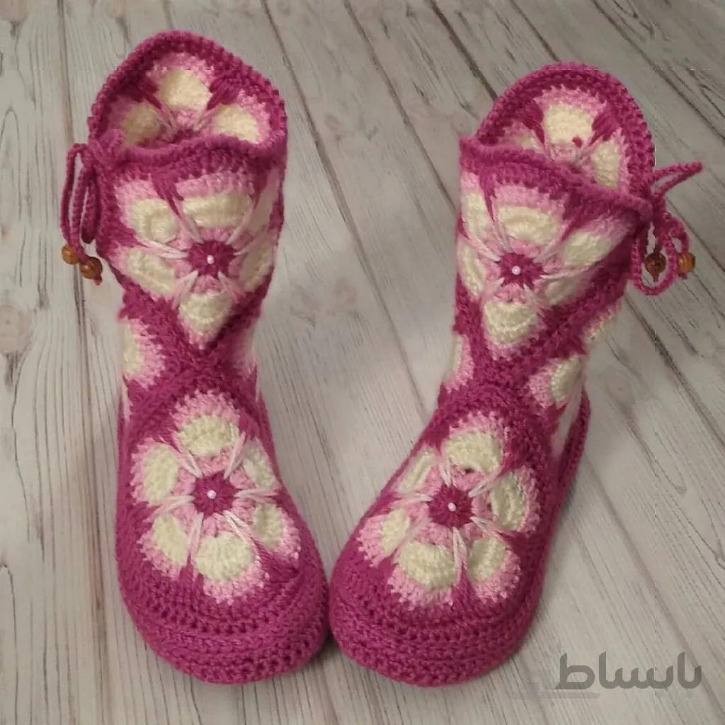نیم بوت بافتنی زنانهSidra مدلII-O-XX