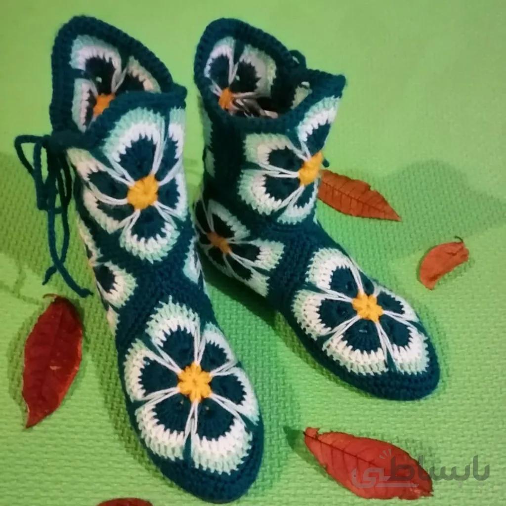 نیم بوت بافتنی زنانهSidra مدل ff-ss-ti0