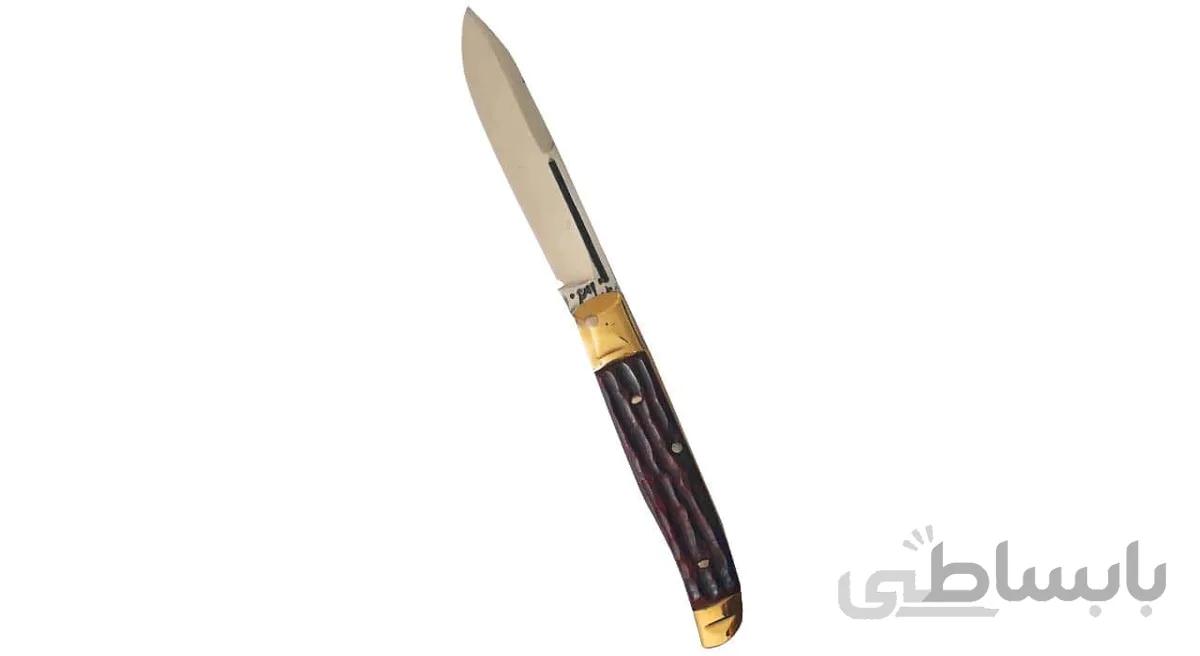چاقو تاشو دسته استخوانی زنجان مدل H250