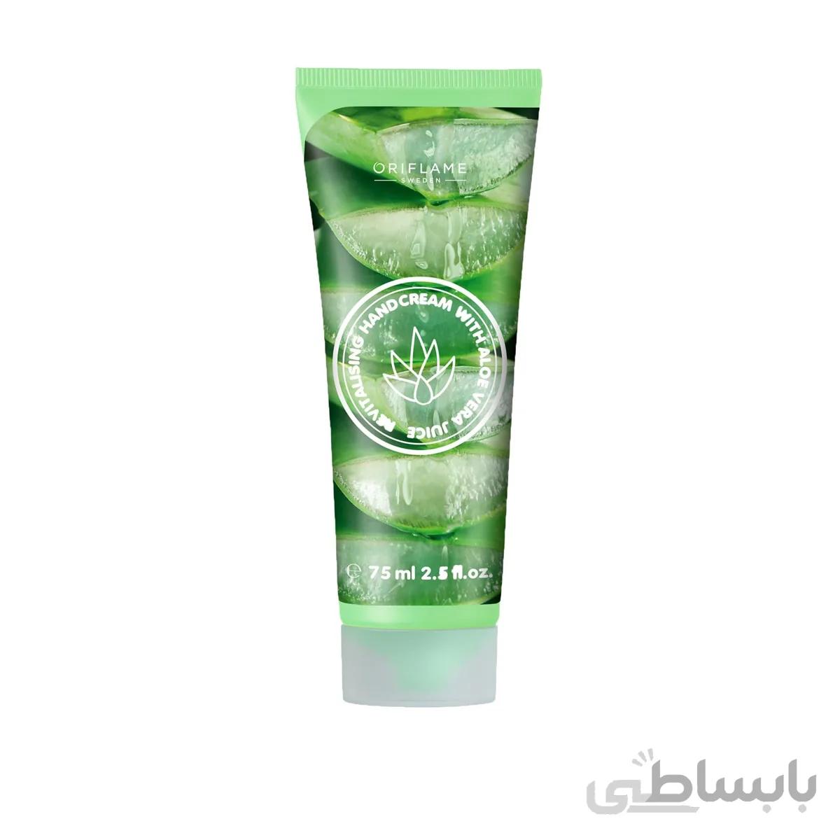 کرم دست آلوورا اوریفلیم ا Oriflame Aloe Vera Juice Hand Cream