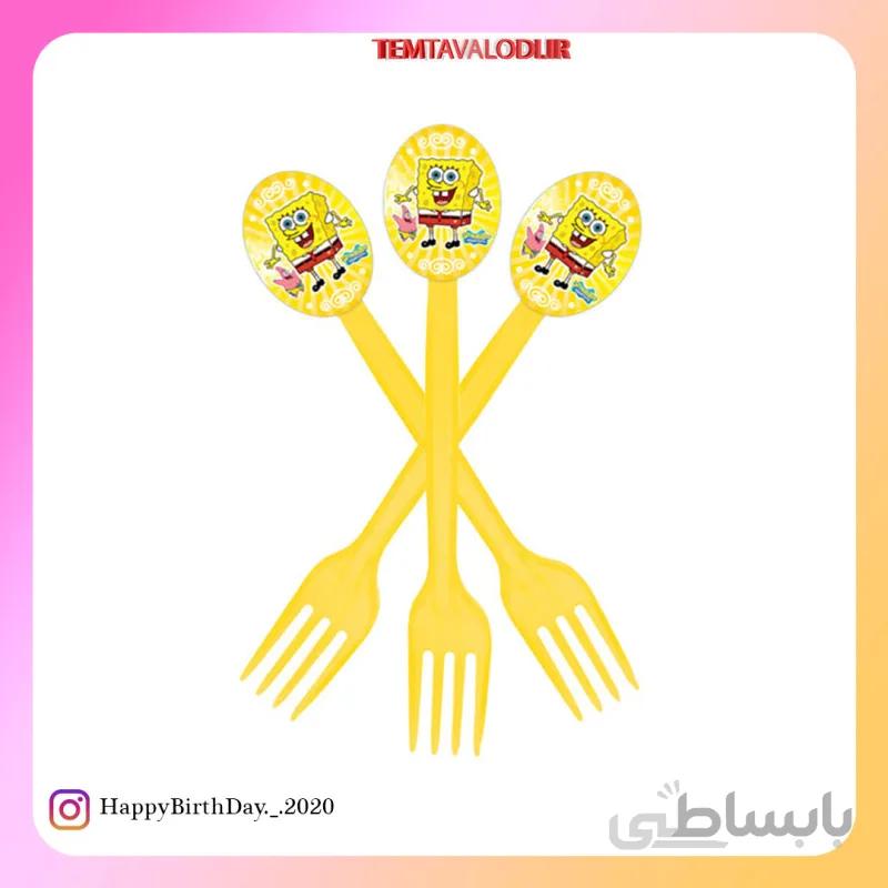 تم باب اسفنجی چنگال