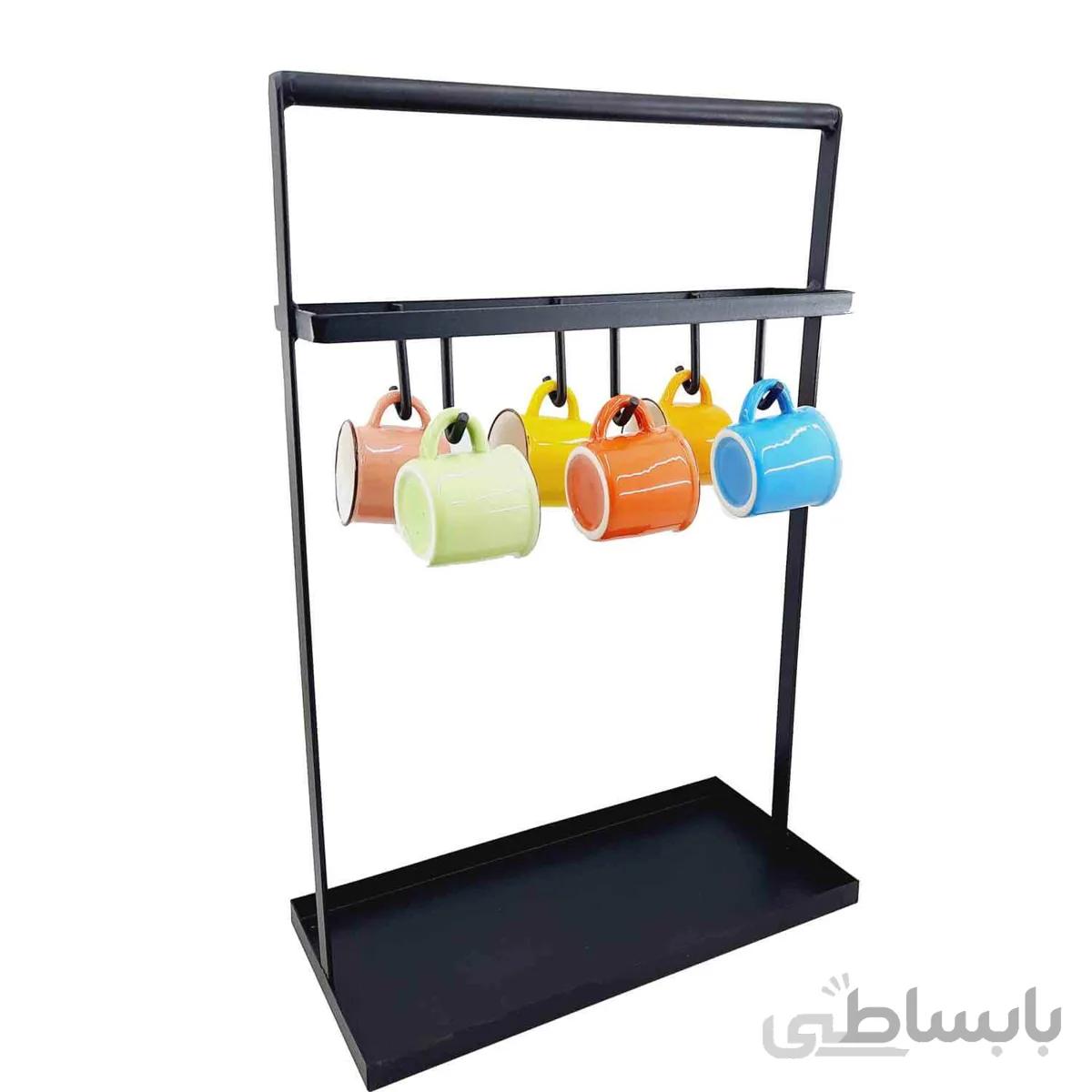 استند فلزی فنجان نعلبکی