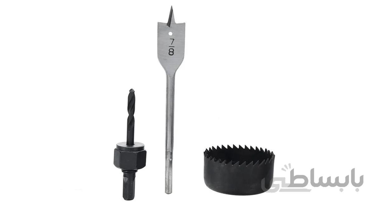 مجموعه 2 عددی مته و گردبر چوب یونیک مدل KW04-9203