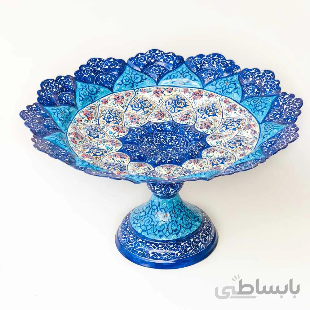 شیرینی خوری میناکاری قطر 25 سانتی