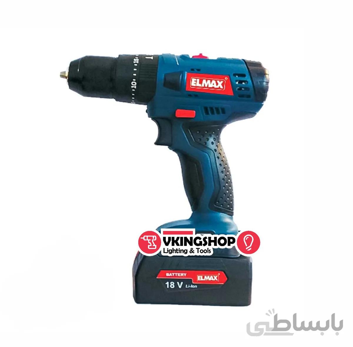 دریل شارژی چکشی 12 ولت لیتیوم المکس مدل CD 233