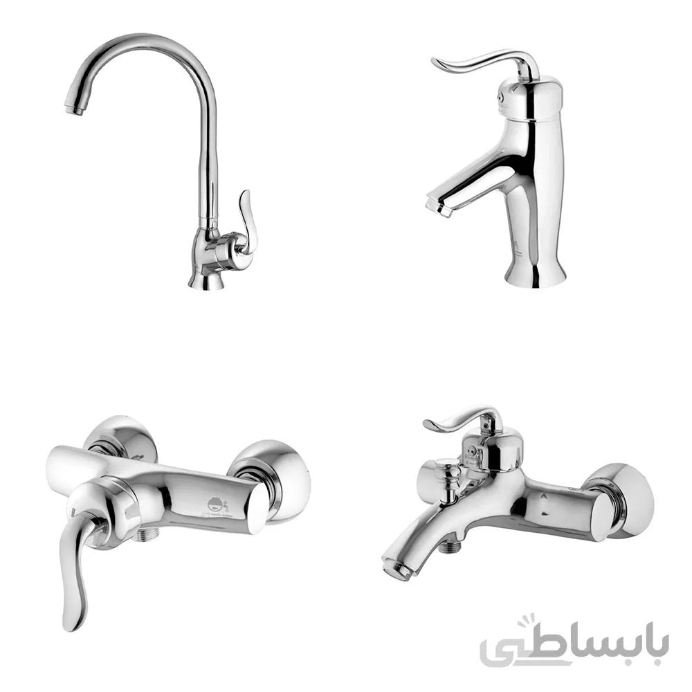 شیرآلات درخشان مدل آرک کروم