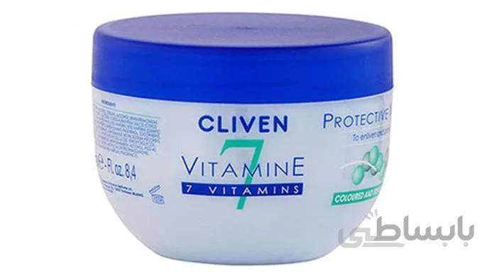 ماسک مو مخصوص موهای رنگ شده کلیون مدل 7 Vitamine Protective Mask ا حجم 250 میلی لیتر