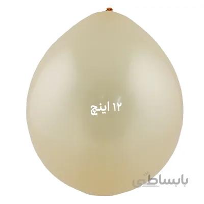 بادکنک لاتکس 12 اینچ طلایی