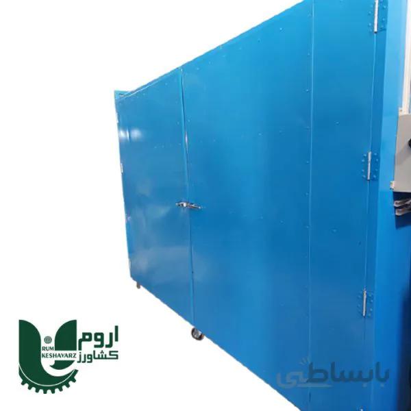 خشک کن میوه گازسوز 180 سینی 560kg
