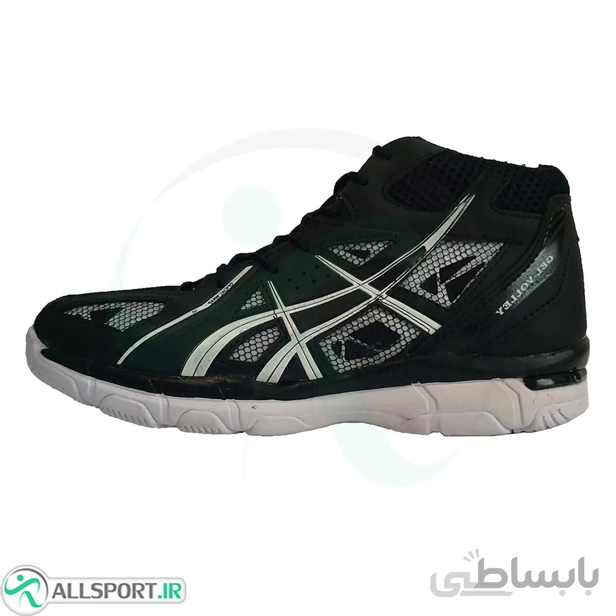 کفش والیبال اسیکس طرح اصلی Asics Black White