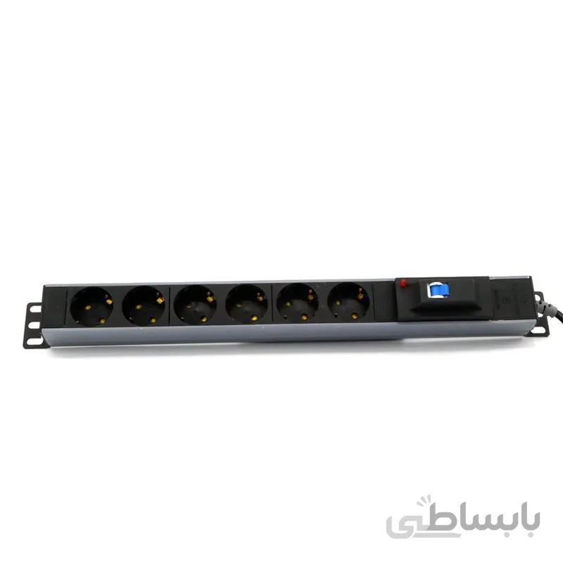 6 راهی رک مونت پارت الکتریک(با فیوز مینیاتوری) ا Part Electric Power protection Rackmount