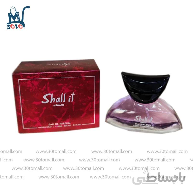 ادوپرفیوم زنانه aromasq مدل shall it حجم 100 میل