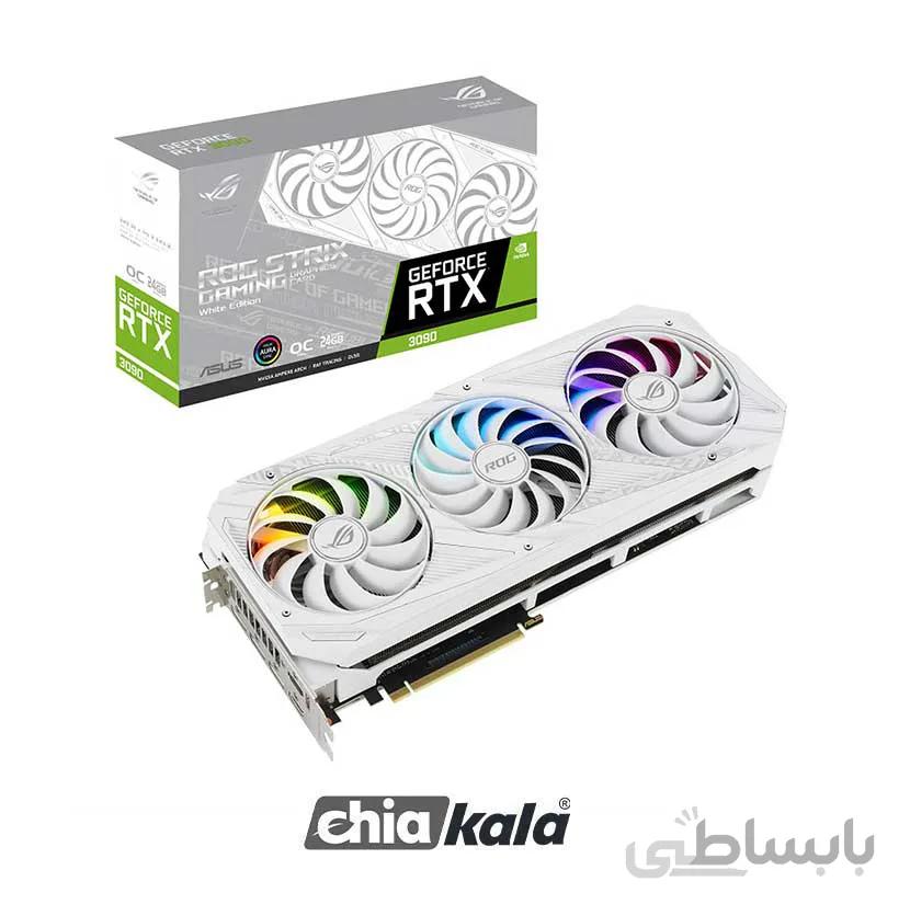کارت گرافیک | 3090 Asus RogStrix White Edition | 24GB