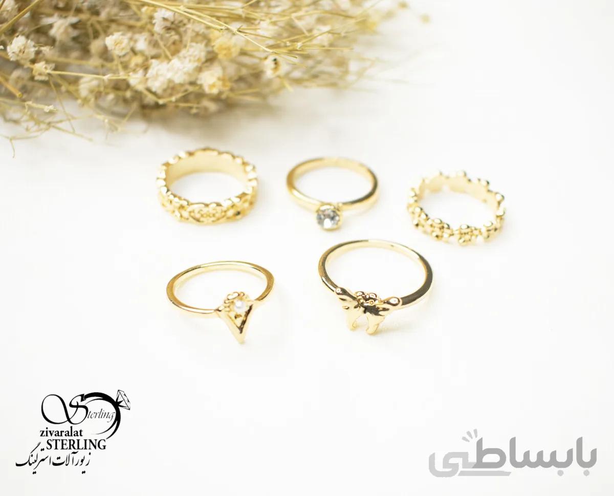 پک انگشتر زنانه کد 5586