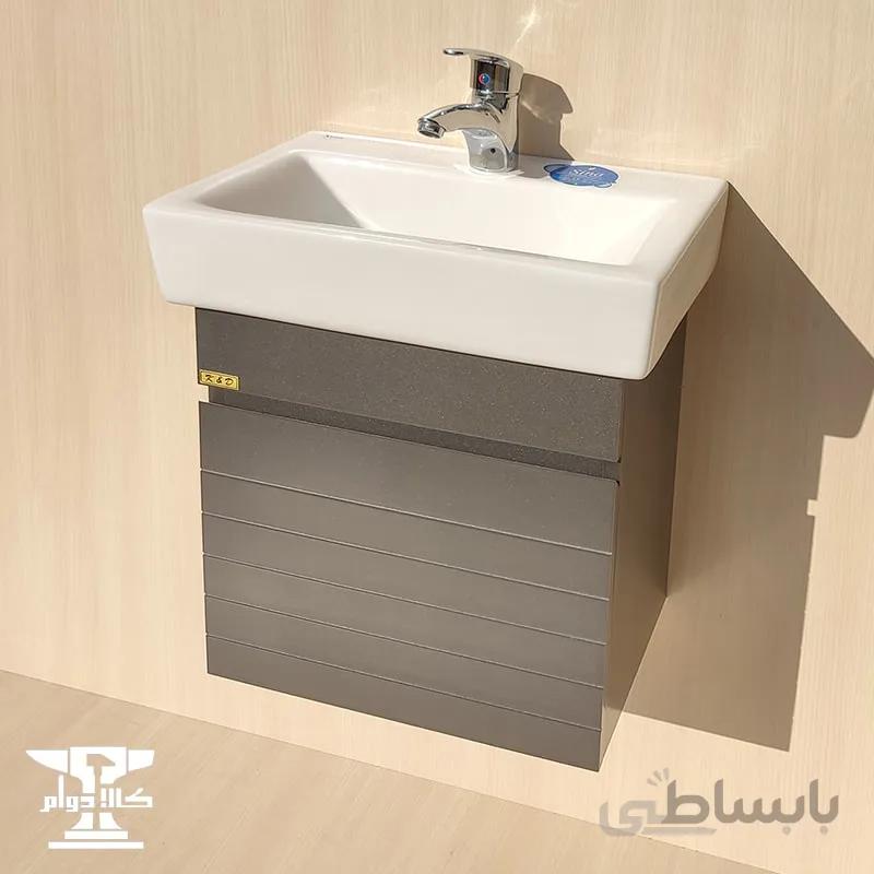 روشویی کابینتی نوک مدادی مدل آتیلا | عرض ۴۶