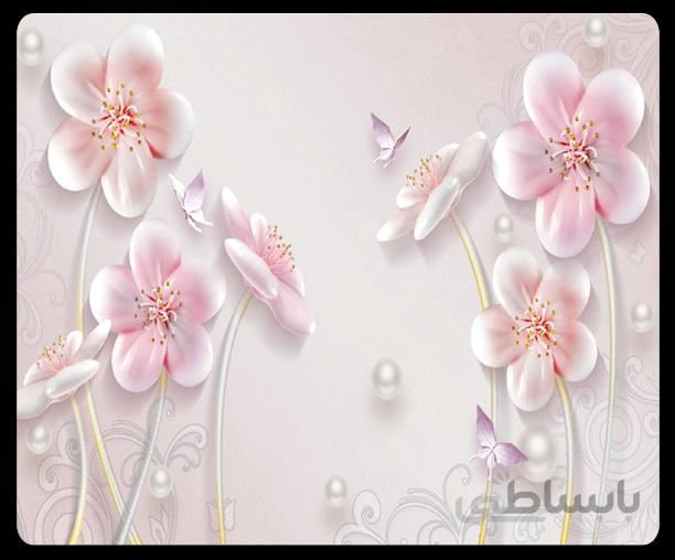 پوستر گل سه بعدی 002