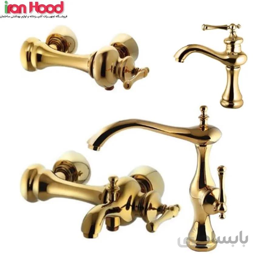 شیرالات البرز روز مدل علاالدین طلایی ا Alborzrooz gold-Alaeddin taps