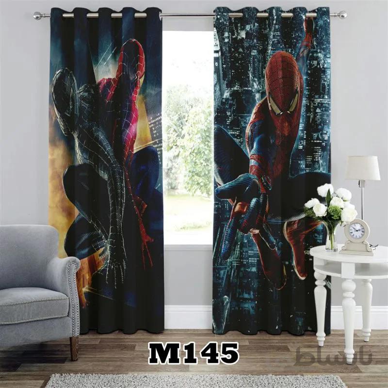 پرده پانچی کد 3d-M-145 طرح انیمیشن مرد عنکبوتی