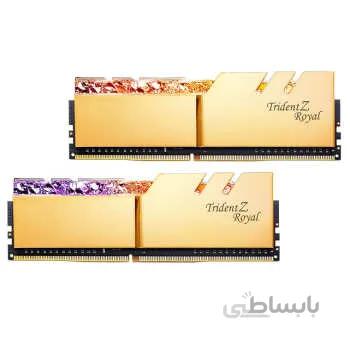 رم دسکتاپ DDR4 دو کاناله 4000 مگاهرتز CL16 جی اسکیل مدل TRIDENTZ ROYAL GOLD ظرفیت 32 گیگابایت