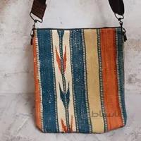 کیف رو دوشی سنتی گلیم خورجینی