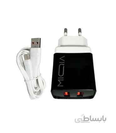 شارژر فست میکیا مدل MA07 به همراه کابل تایپ سی