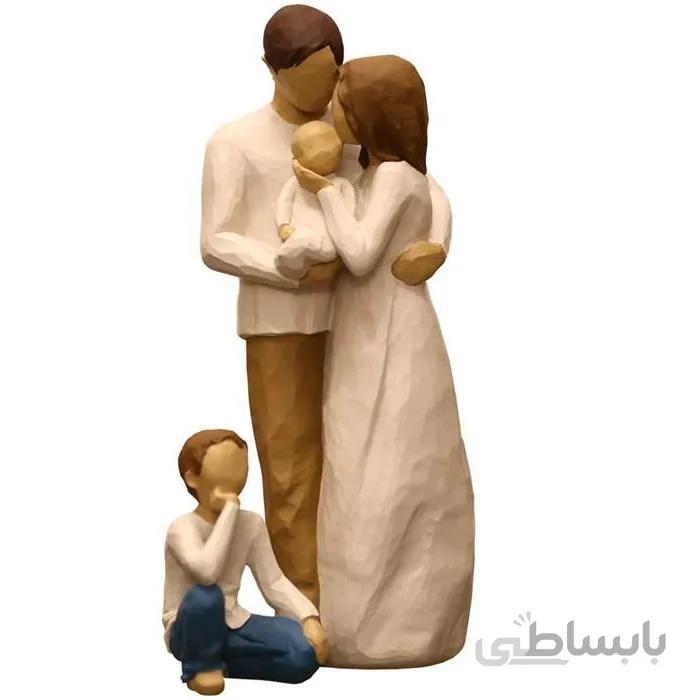 مجسمه امین کامپوزیت مدل Family Grouping کد526 بسته دوعددی