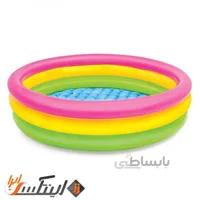 استخر بادی کودک سه رینگ اینتکس intex 57412 ا intex 57412