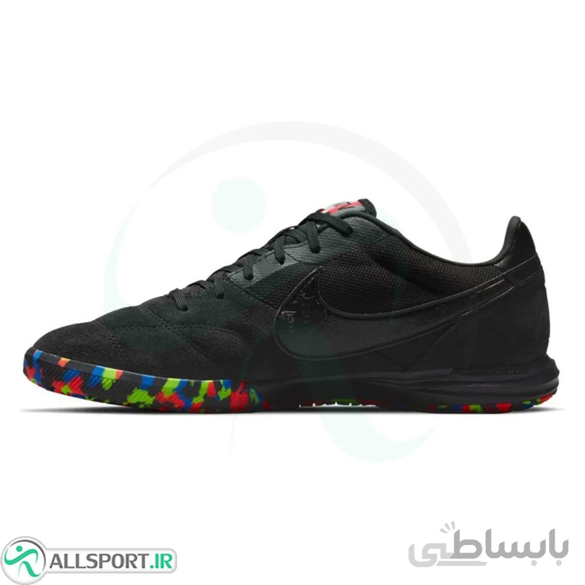 کفش فوتسال مردانه نایک طرح اصلی Nike Premier II Sala IC Black Multicolor