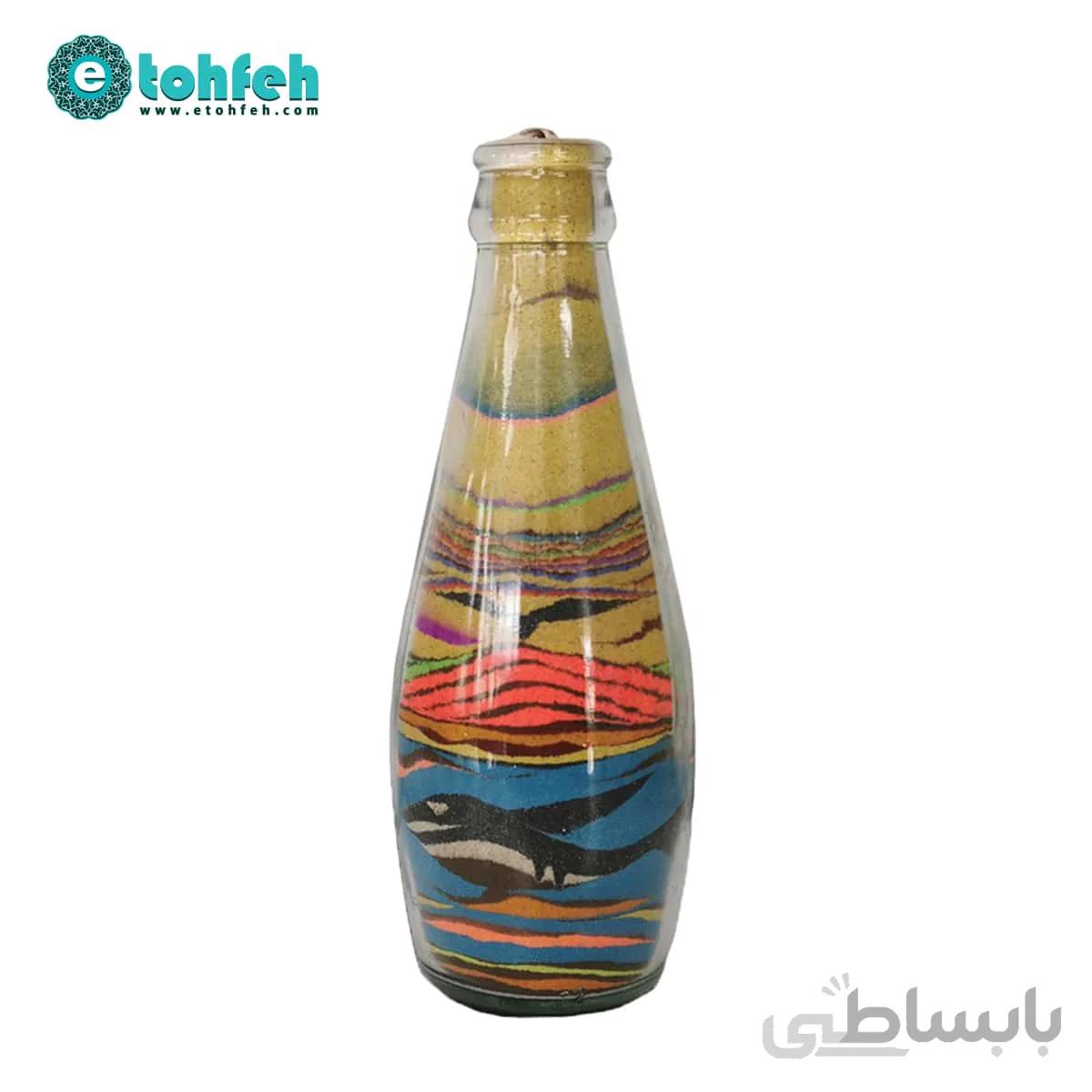 نقاشی شنی طرح نهنگ