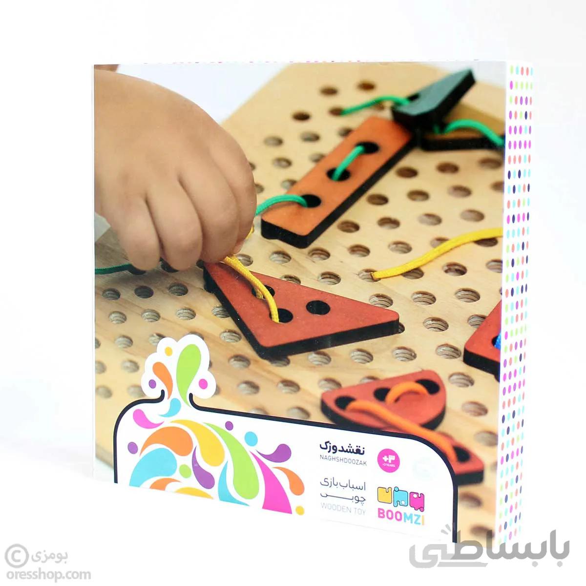 نقشدوزک چوبی | بدوز و نقاشی کن