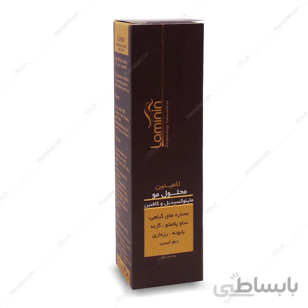 محلول مو ماینوکسیدیل و کافئین Laminin ا Laminin Minoxidil and Caffeine Hair Lotion کد 329459