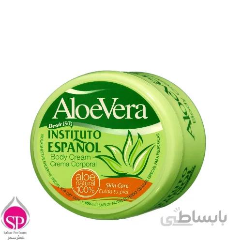 کرم آبرسان اسپانول حاوی عصاره آلوورا حجم 400 میلی لیتر