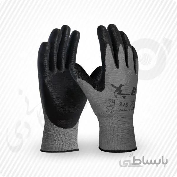 دستکش کف مواد نیتریل و پی یو تاپ ( کد: 275 )
