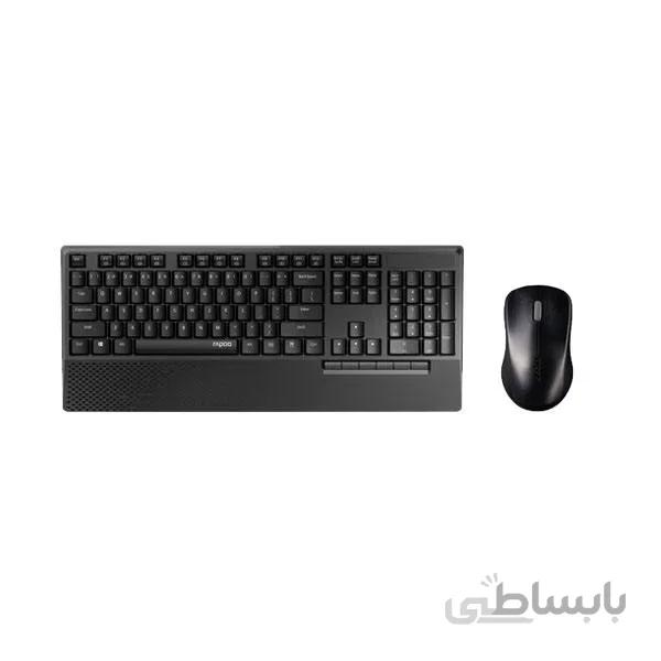 ماوس و کیبورد بی سیم رپو مدل X1960 ا RAPOO X1960 WIRELESS MOUSE AND KEYBOARD