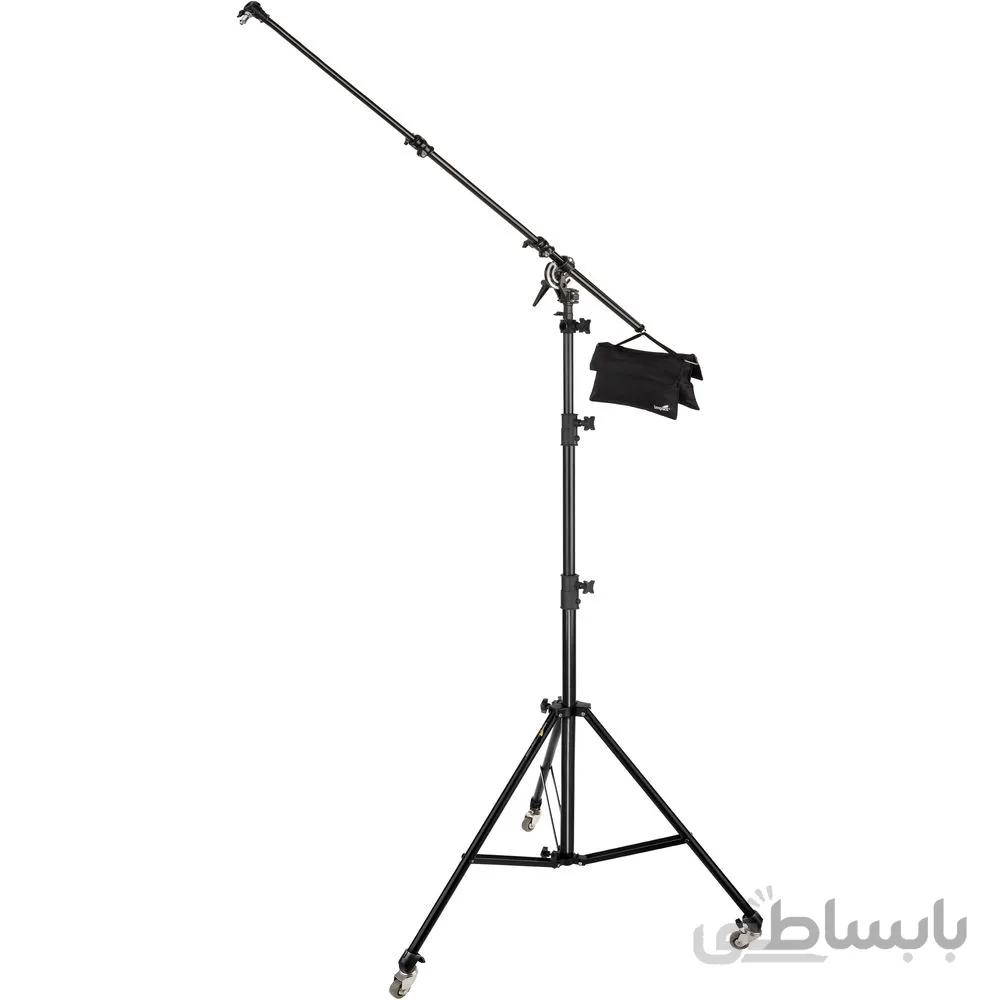 سه پایه بوم چرخ دار عکاسی بدون وزنه