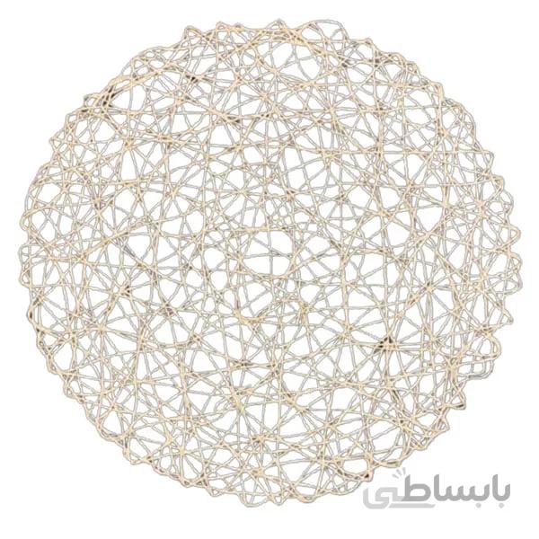 زیر بشقابی طرح حصیری کد 622