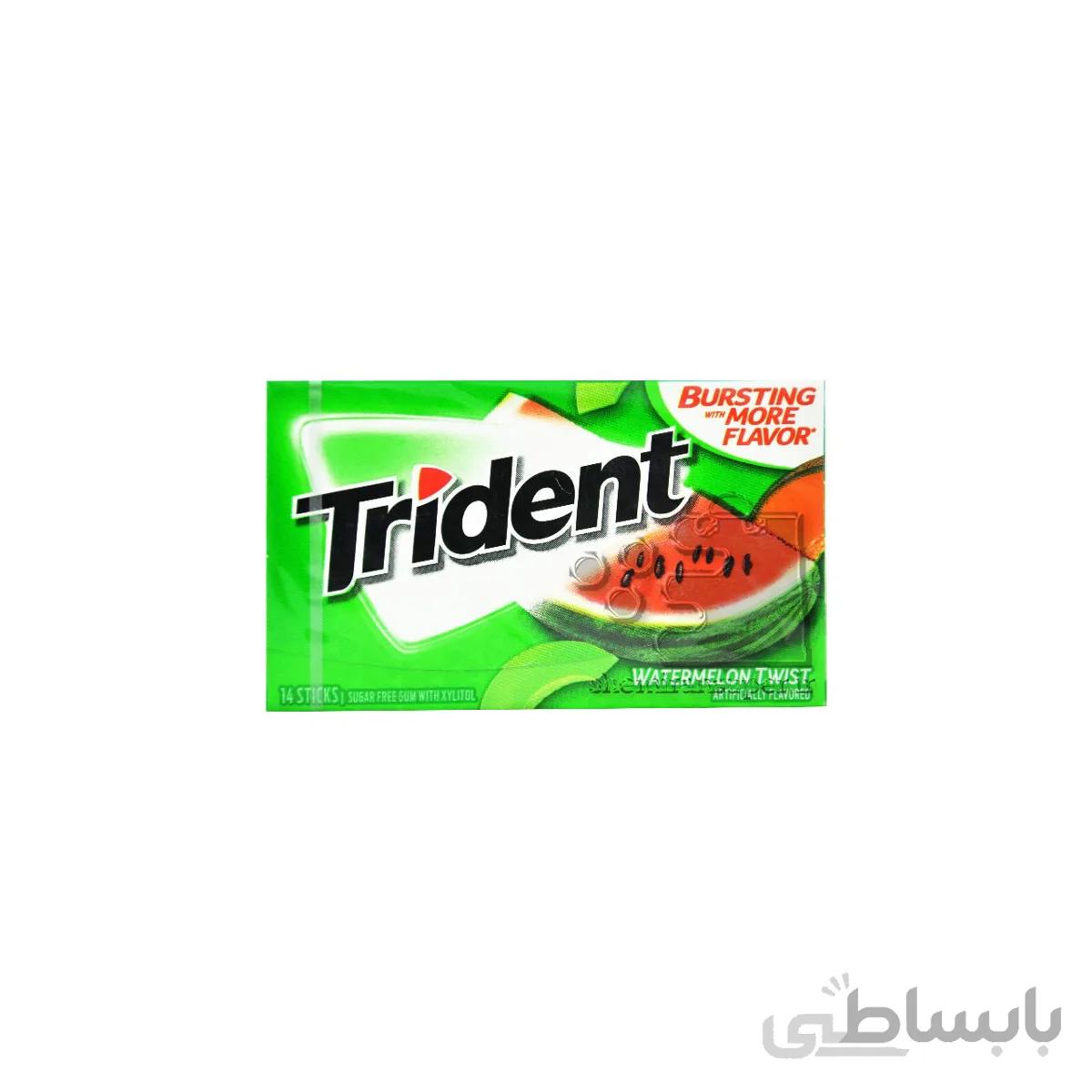 آدامس تریدنت هندوانه 14 عددی Trident Watermelon Twist