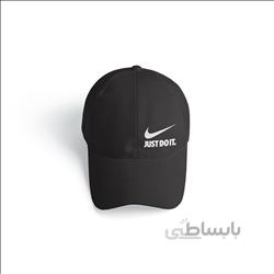 کلاه کتان مشکی just do it