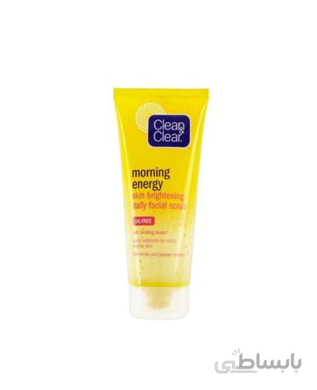 لایه بردار روزانه Morning energy لیمو روشن کننده پوست 150میلی کلین اند کلیر(clean&clear)