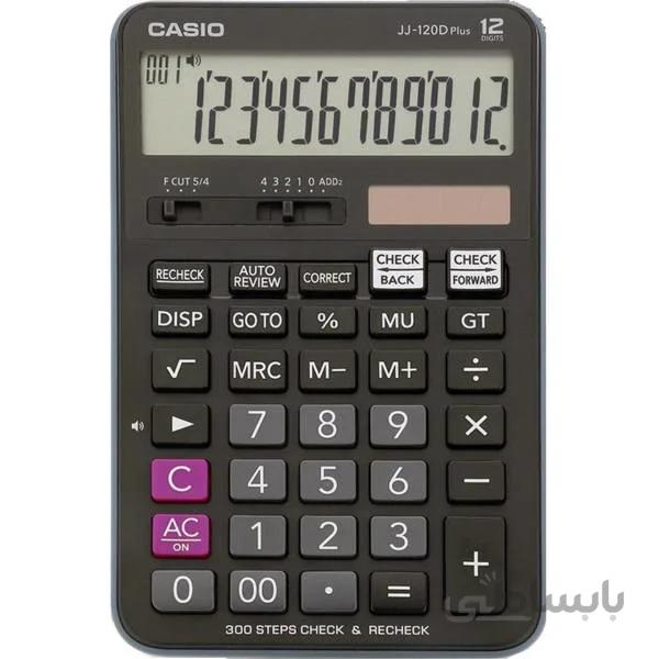 ماشین حساب مدل JJ-120D Plus کاسیو ا Casio JJ-120D Plus Calculator