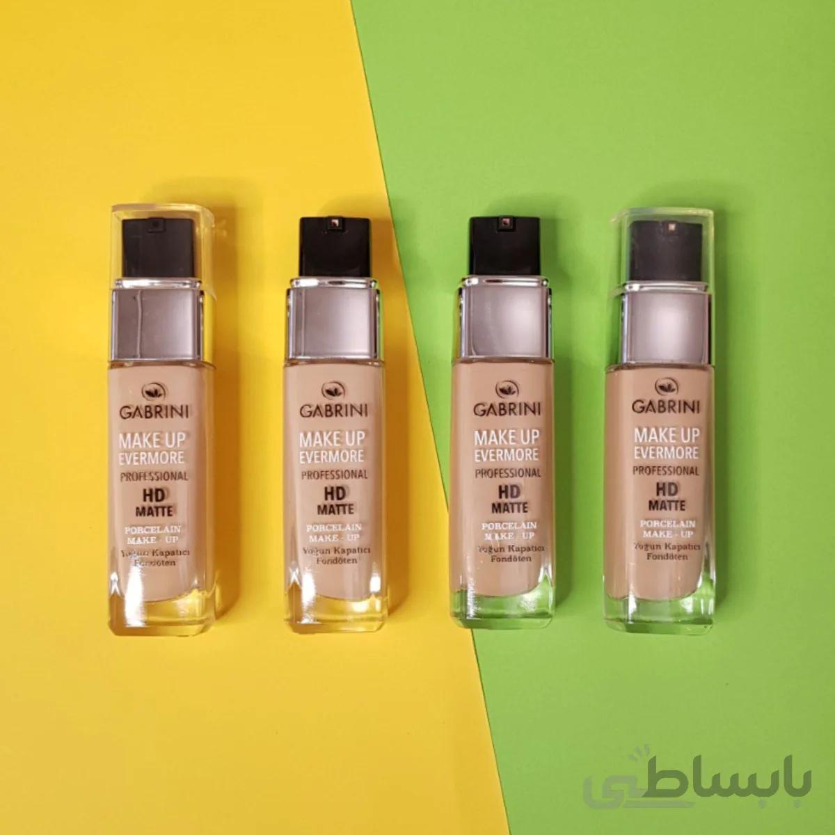کرم پودر درما گابرینی GABRINI مدل اچ دی مات HD matte پروفشینال حجم 30 میلی لیتر